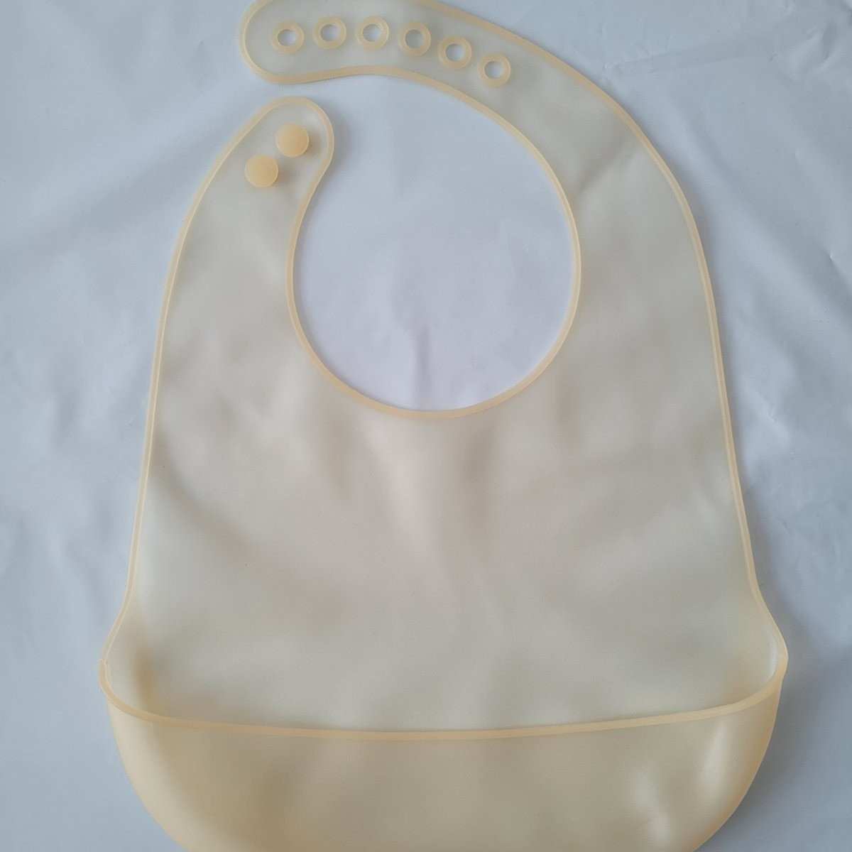 Силіконовий слинявчик з кишенею, фото 1