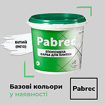 Епоксидна фарба для плитки PABREC 1 кг графіт, фото 3