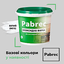 Епоксидна фарба для меблів PABREC 1 кг графіт, фото 3