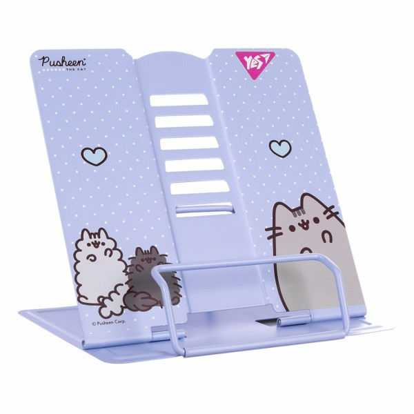 Підставка для книг " Yes" "Pusheen" 470523 металева, блакитна