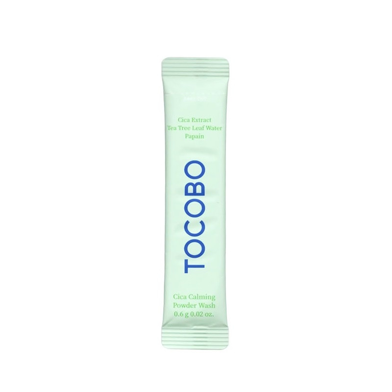 Ензимна пудра для вмивання з заспокійливим ефектом (пробник) TOCOBO Cica Calming Powder Wash 0.6g