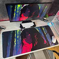 Килимок для комп'ютерної миші та клавіатури 900x400x3 YL XL14 ігрова поверхня на стіл з принтом аніме