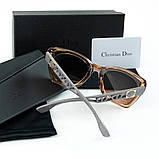 Жіночі брендові сонцезахисні окуляри Dior (9488), фото 4