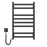 Рушникосушарка електрична 480х800 NAVIN Авангард ліва, чорна, гарантія, фото 2