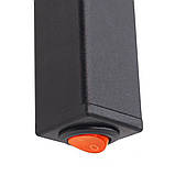 Рушникосушарка електрична 480х800 NAVIN Авангард ліва, чорна, гарантія, фото 4