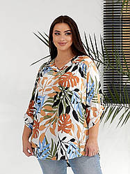 Блуза туніка штапель