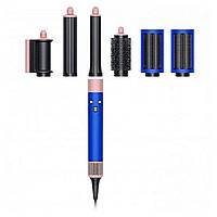 Стайлер для волосся Airwrap Complete Long з 6 насадками, блакитний/рожевий