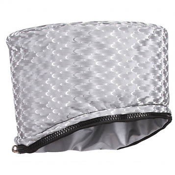 Електрична термошапка сушуар, для масок та лікування волосся Hots Professional Lux Spa Cap, срібна луска (HP88006)