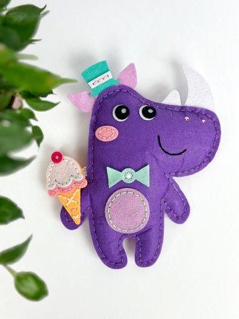 Зший сам іграшку "Носоріг", фото 1