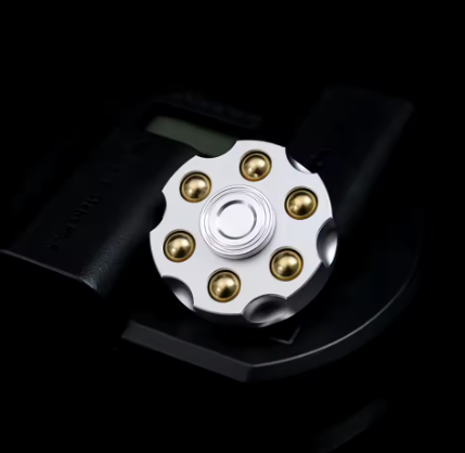 Спінер-антистрес REVOLVER SILVER іграшка з металу фіджет