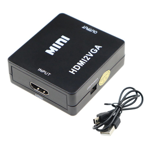 Конвертер HDMI – VGA, відео, аудіо, 1080p