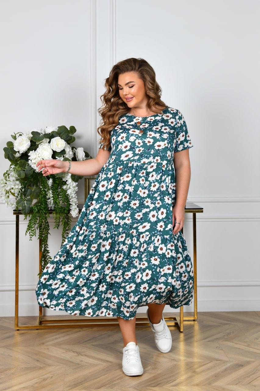 Сукня міді штапель