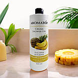 Крем-гель для душу Aromatop ананас - банан, 500 мл, фото 4