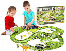 Дитячий автотрек із динозаврами Dinosaur Track Toys 360 см, фото 5