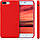 Чохол для iPhone 7 Plus / iPhone 8 Plus - Cиліконовий з мікрофіброю, Red (14), фото 3