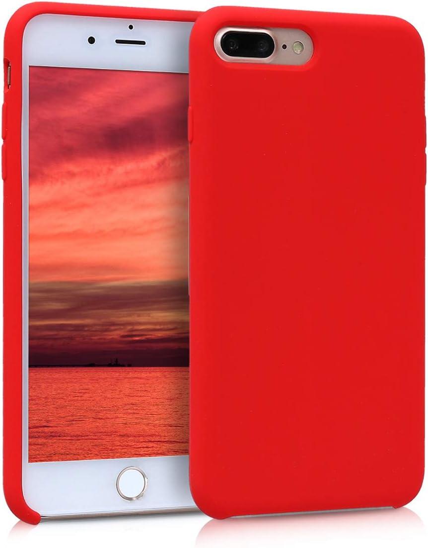 Чохол для iPhone 7 Plus / iPhone 8 Plus - Cиліконовий з мікрофіброю, Red (14)