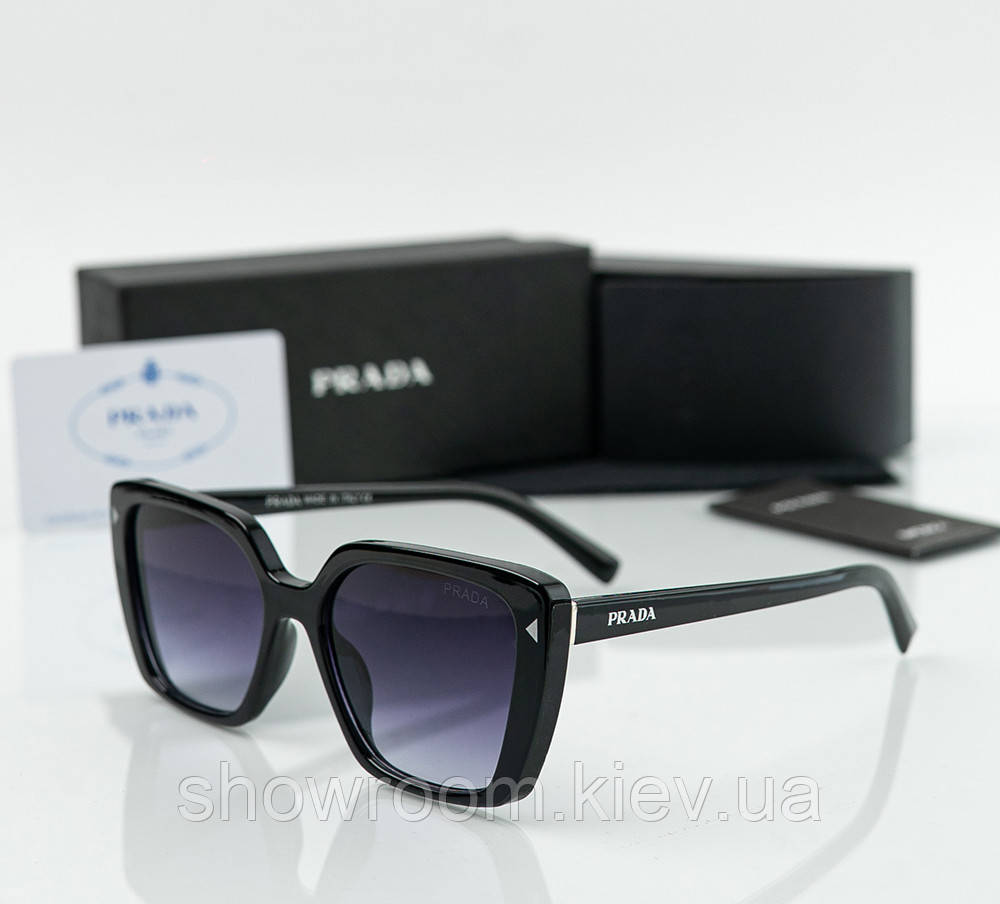 Жіночі брендові сонцезахисні окуляри Prada (22271) black
