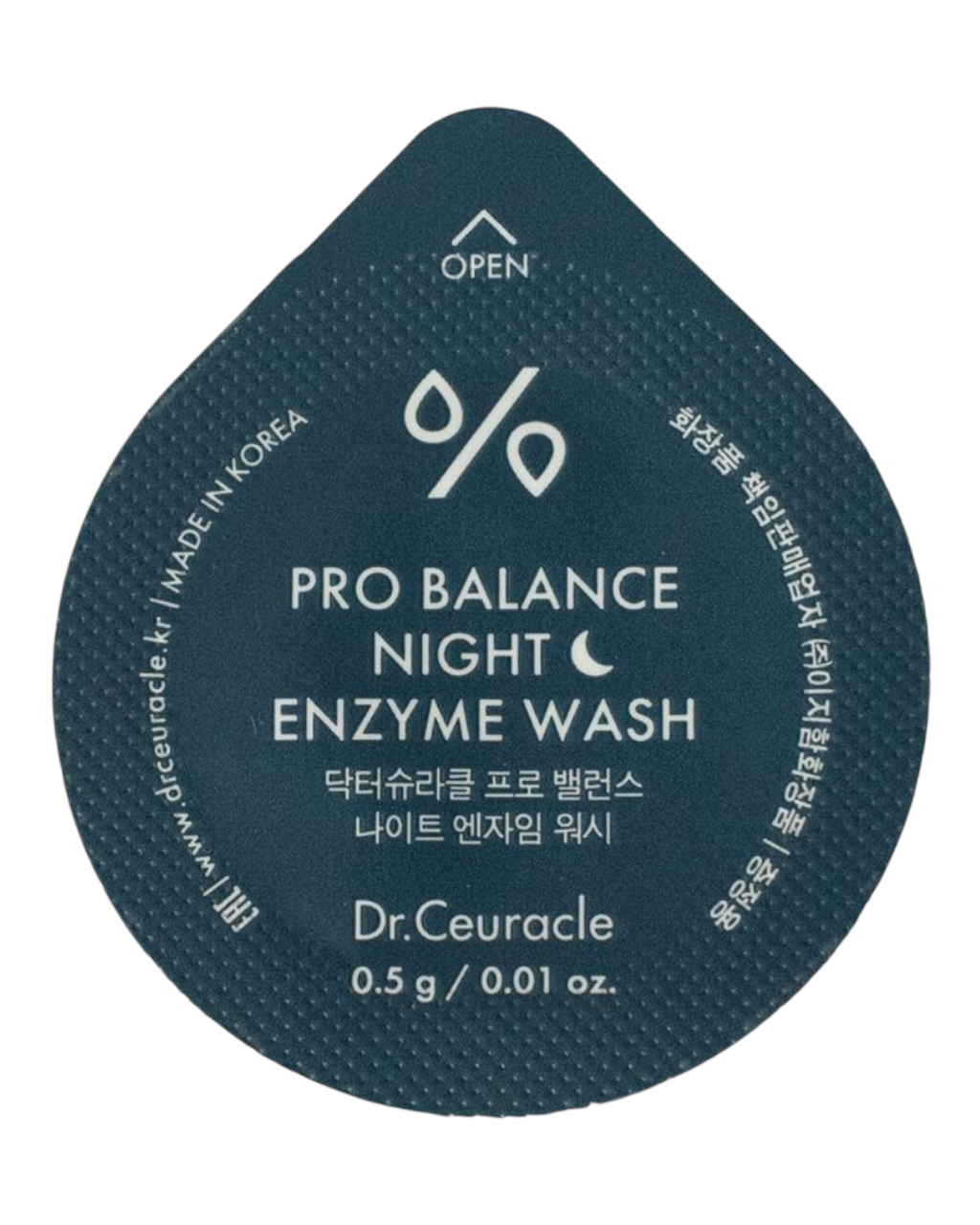 Вечірня ензимна пудра з пробіотиками Dr.Ceuracle Pro-Balance Night Enzyme Wash 0.5 г Саше (Тестер)