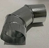 Коліно оцинковане діаметр 200/90град 0,4мм