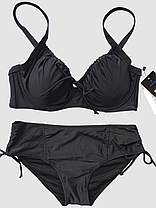 Купальник для полных 2025 SISIANNA 566824 черный (В НАЛИЧИИ ТОЛЬКО 58 УКР р-ры), фото 2