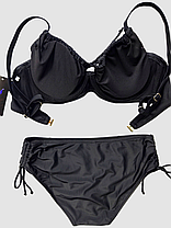 Купальник для полных 2025 SISIANNA 566824 черный (В НАЛИЧИИ ТОЛЬКО 58 УКР р-ры), фото 3