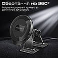 Автотримач для телефона магнітний Promate ArcMount Black (arcmount), фото 5