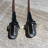 Комплект перехідників SMA на F для роутерів 4G (2 шт.), фото 3