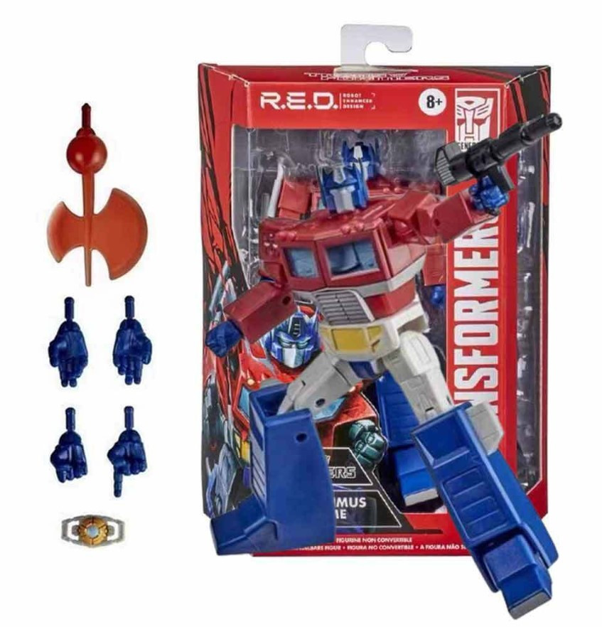 Трансформер Оптимус Прайм Hasbro Transformers R.E.D. Generations Optimus Prime 15 см (Перше покоління)