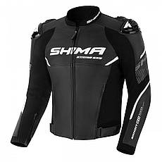 МОТОКУРТКА ШКІРЯНА SHIMA BANDIT 2.0 MEN JKT BLK
