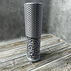 Пазл Головоломка футляр для грошей Лабіринт Альтернатива конверту для грошей Шовк Срібло з ромбами, фото 5