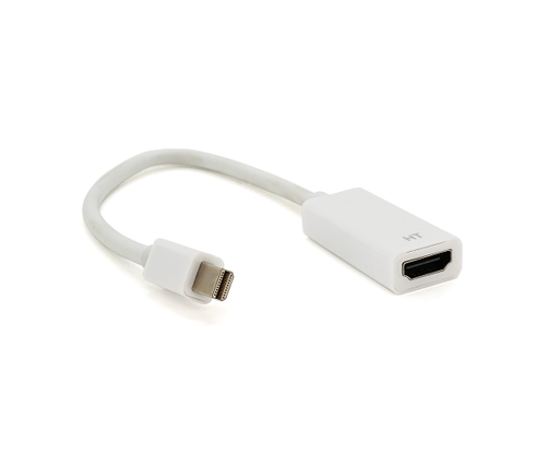 Конвертер mini Display Port (тато) на HDMI (мама) 30cm (Big Size), White, 4K/2K, Пакет, фото 1
