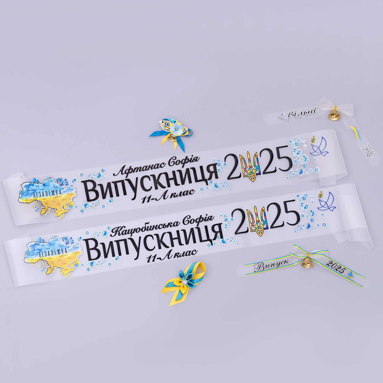 Прозора стрічка випускник карта України квіткова карта України