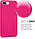 Чохол для iPhone 7 Plus / iPhone 8 Plus - Cиліконовий з мікрофіброю, Neon Pink (38), фото 6