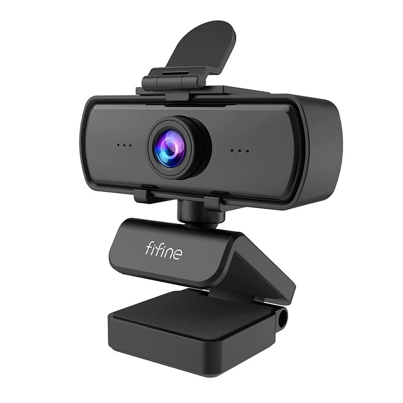 Веб-камера Fifine K420 2K 30FPS з мікрофоном та захисною заслінкою