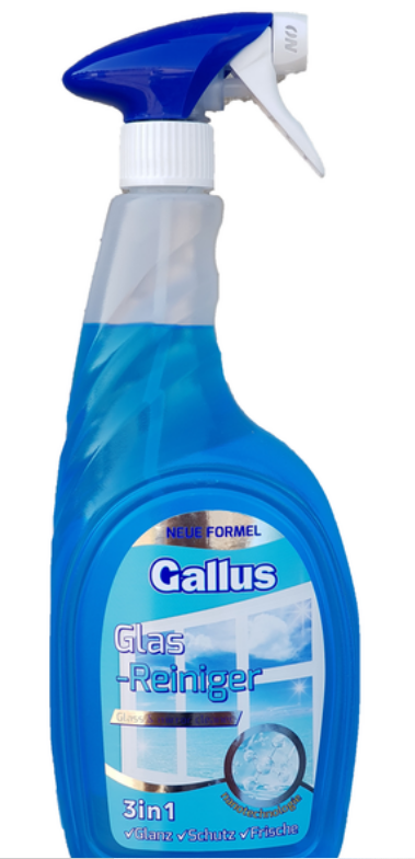 Миючий засіб для вікон та дзеркал Gallus Glas-Reiniger 1л