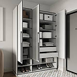 Шафа Moreli Ramo R-0005 з полицями та шухлядами 1484x2100x570 мм Антрацит, фото 2