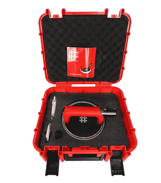 Акумуляторна вакуумна присоска Shijing 6106 175 мм з цифровим дисплеєм + кейс (вантажність - до 220 КГ), фото 1