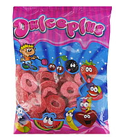 Полуничні Кільця в цукрі – желейні цукерки Dulce Plus Іспанія 1 кг
