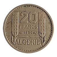 Алжир 20 франків, 1956