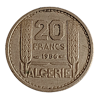 Алжир 20 франків, 1956