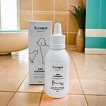 Засіб для очищення вух для собак та котів, 55 мл від honest products, фото 3