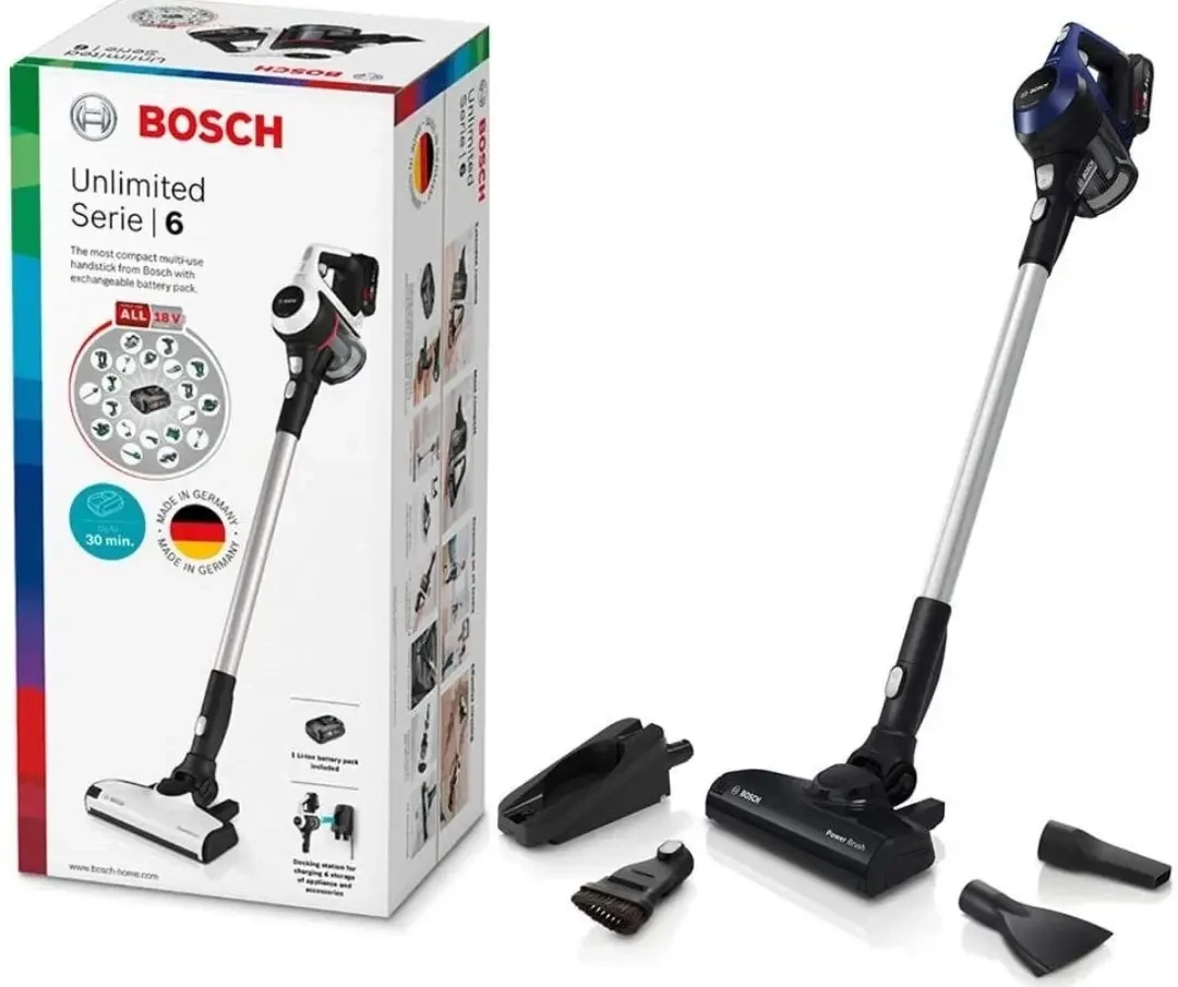 Bosch Unlimited BBS611MAT Ручний вертикальний бездротовий пилосос, фото 1