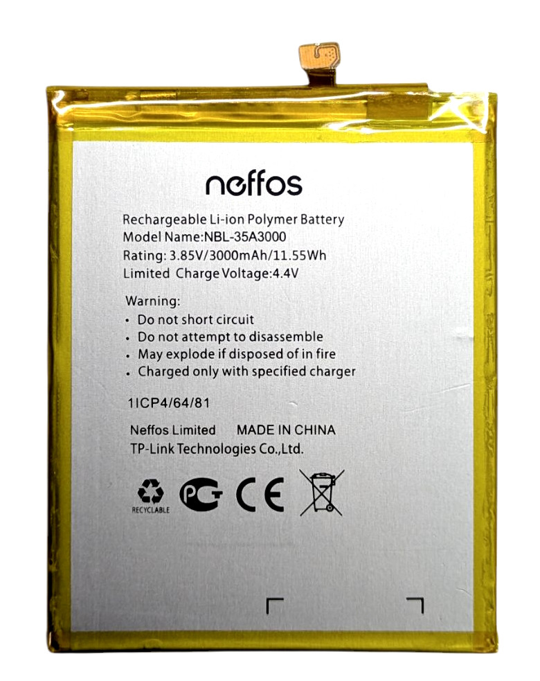 Акумулятор TP-Link Neffos X1 Max (TP903A) / NBL-35A3000