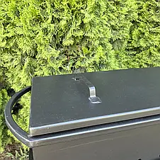 Кришка на мангал 12 шампурів 2 мм 81х32 см, фото 3