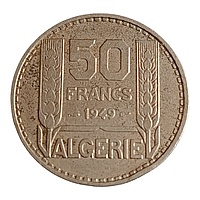 Алжир 50 франків, 1949