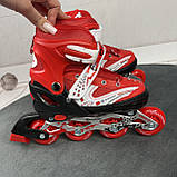 Набір Combo S (28-33) М (35-38), ролики для дітей з регулюванням розміру, роликові ковзани, ролики для дітей, фото 10