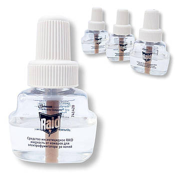 Рідина від комарів Рейд 30 ночей оригінал (без коробки, до 2027р)