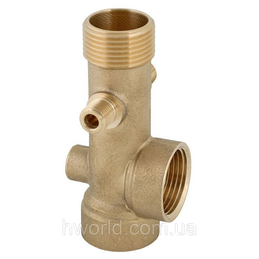 З"єднувач шестивихідний 110мм 1"м×1/4"М"×1/4"м××1"Fx1"×x1/4"F AQUATICA (779625), фото 1