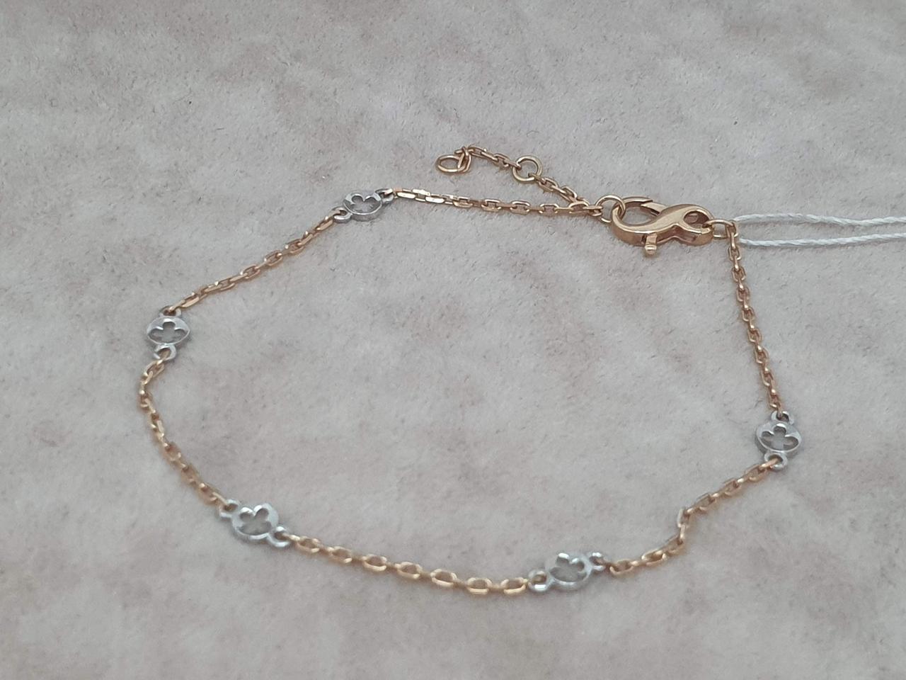 Золотий браслет. 700174-Бр 17+2