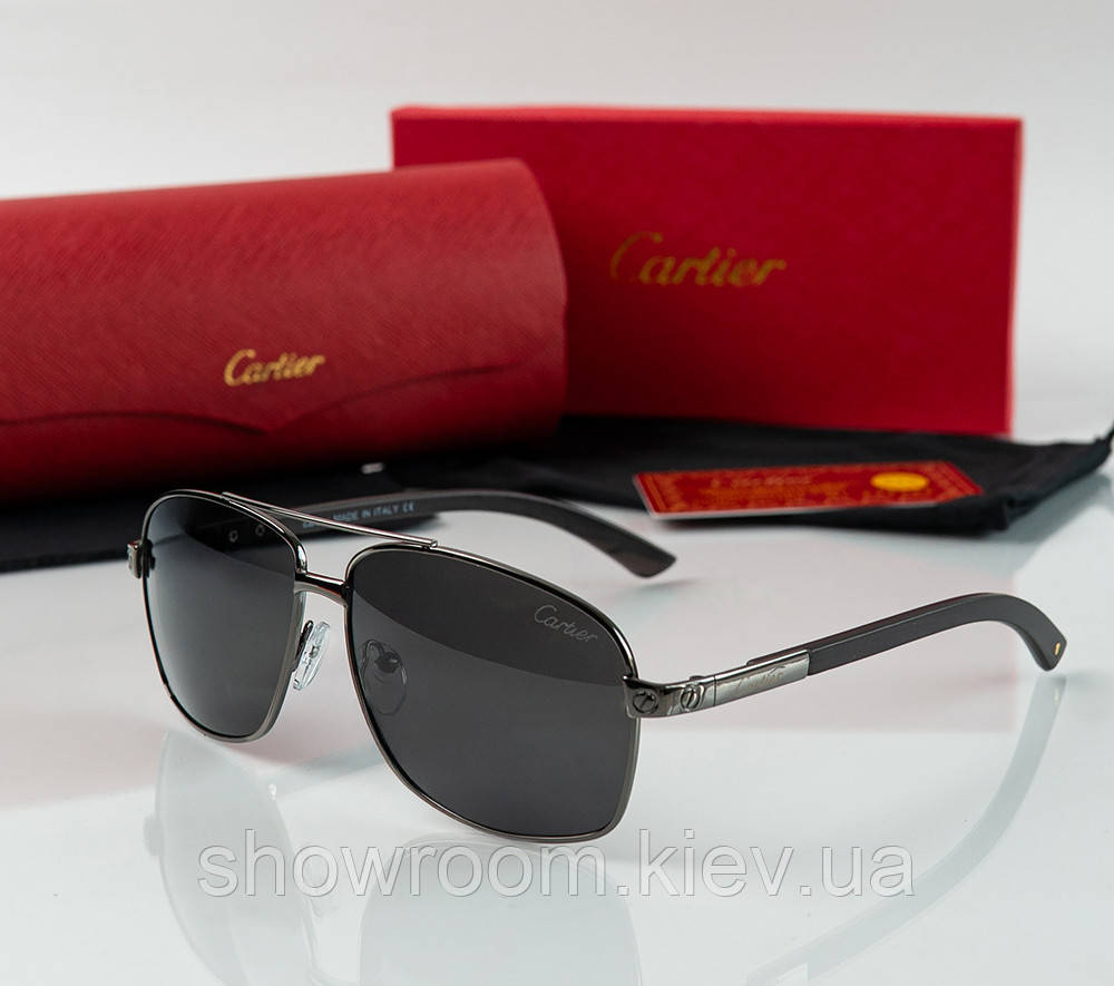 Чоловічі сонцезахисні окуляри з поляризацією Cartier (823200)